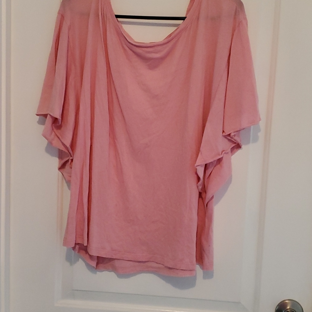 Large open sleeve blouse